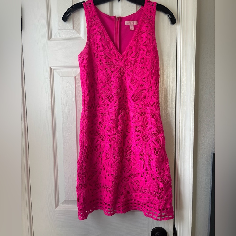 Lilly Pulitzer hot pink dress size XS